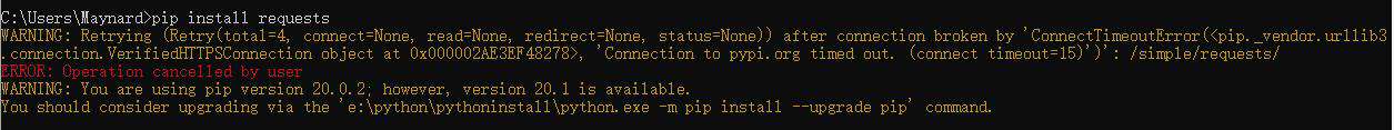 pip安装命令出现错误如何解决？