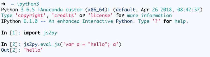 Python如何执行js代码