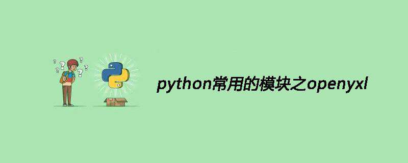 python常用的模块之openyxl