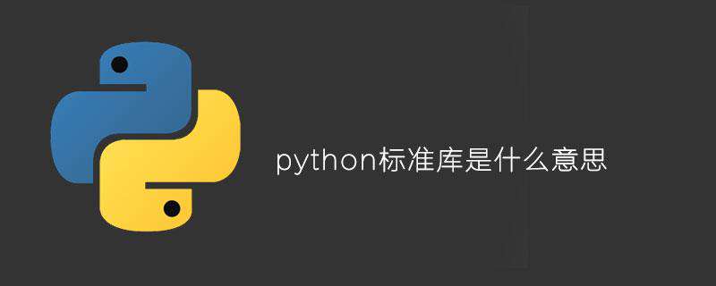 python标准库是什么意思