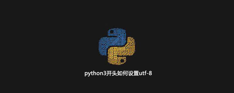 python3开头如何设置utf-8
