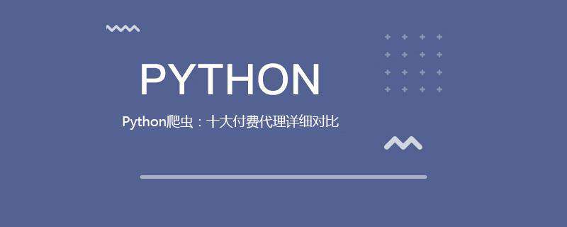 Python爬虫：十大付费代理详细对比