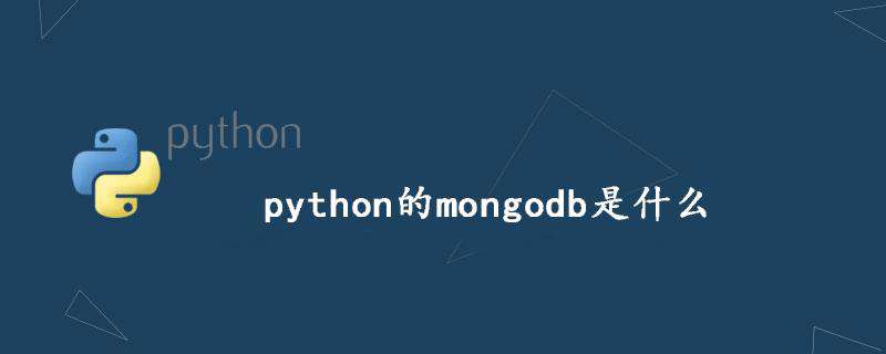 python的mongodb是什么