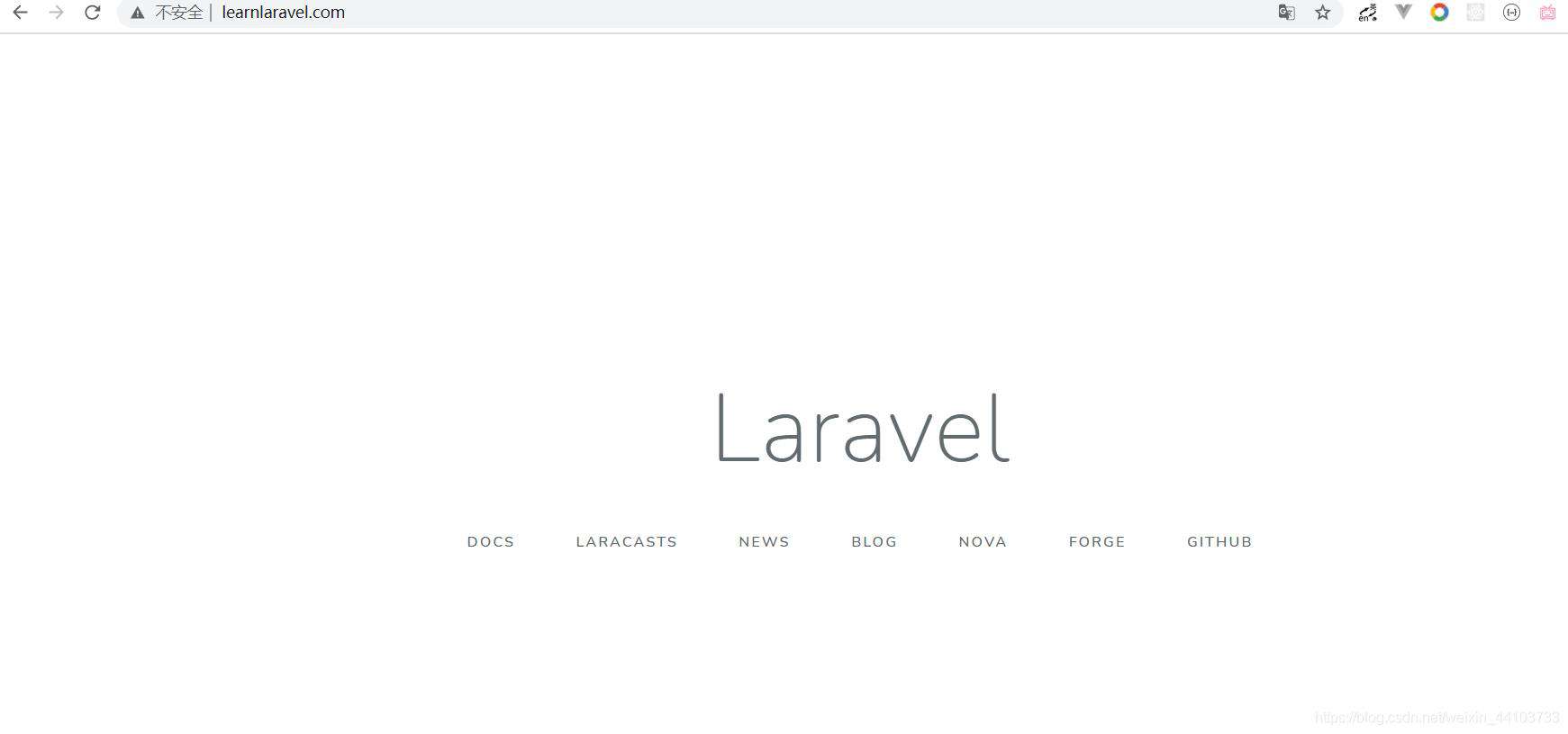 Laravel的介绍安装和启动