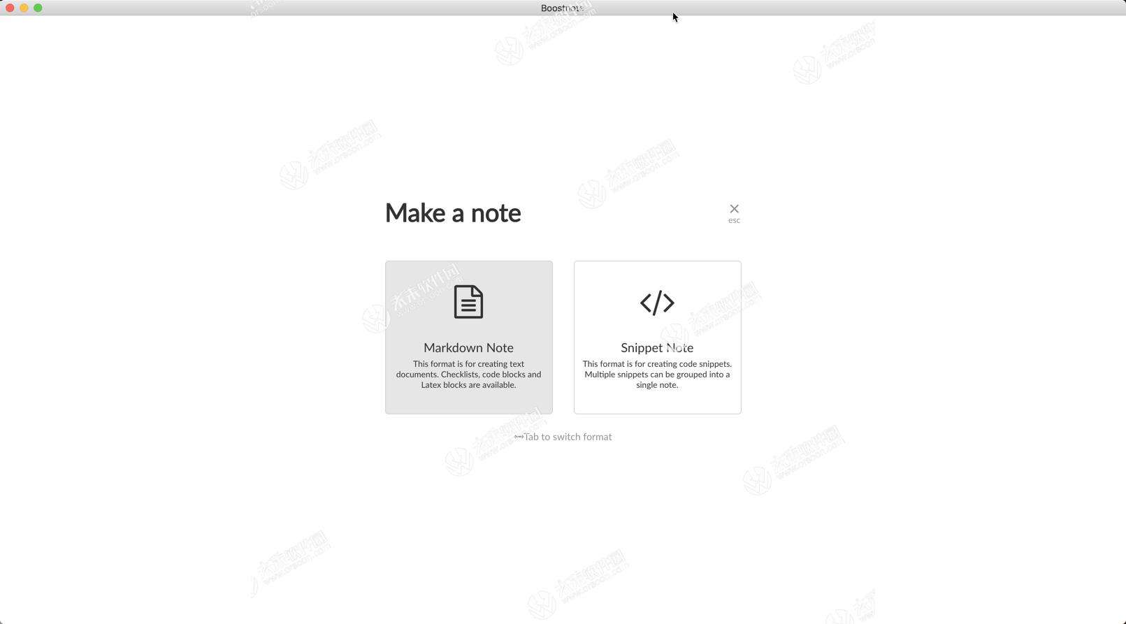 Boost Note for Mac(程序员代码记事本)中文版