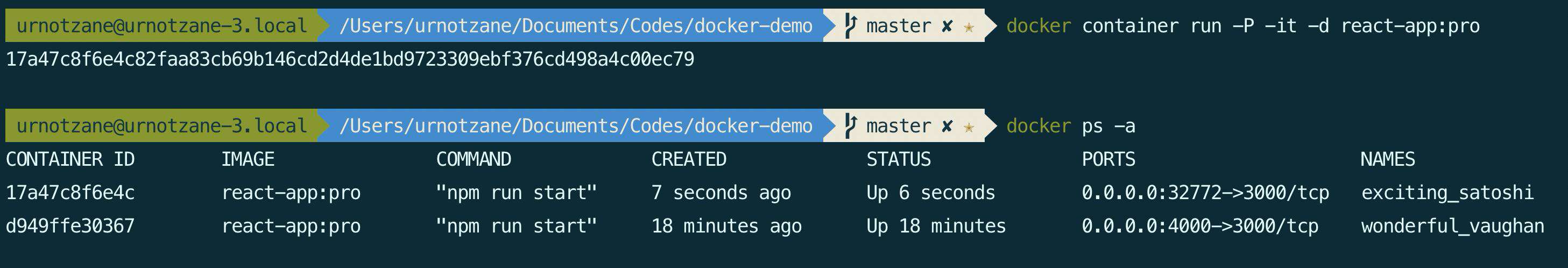 Docker的基本使用