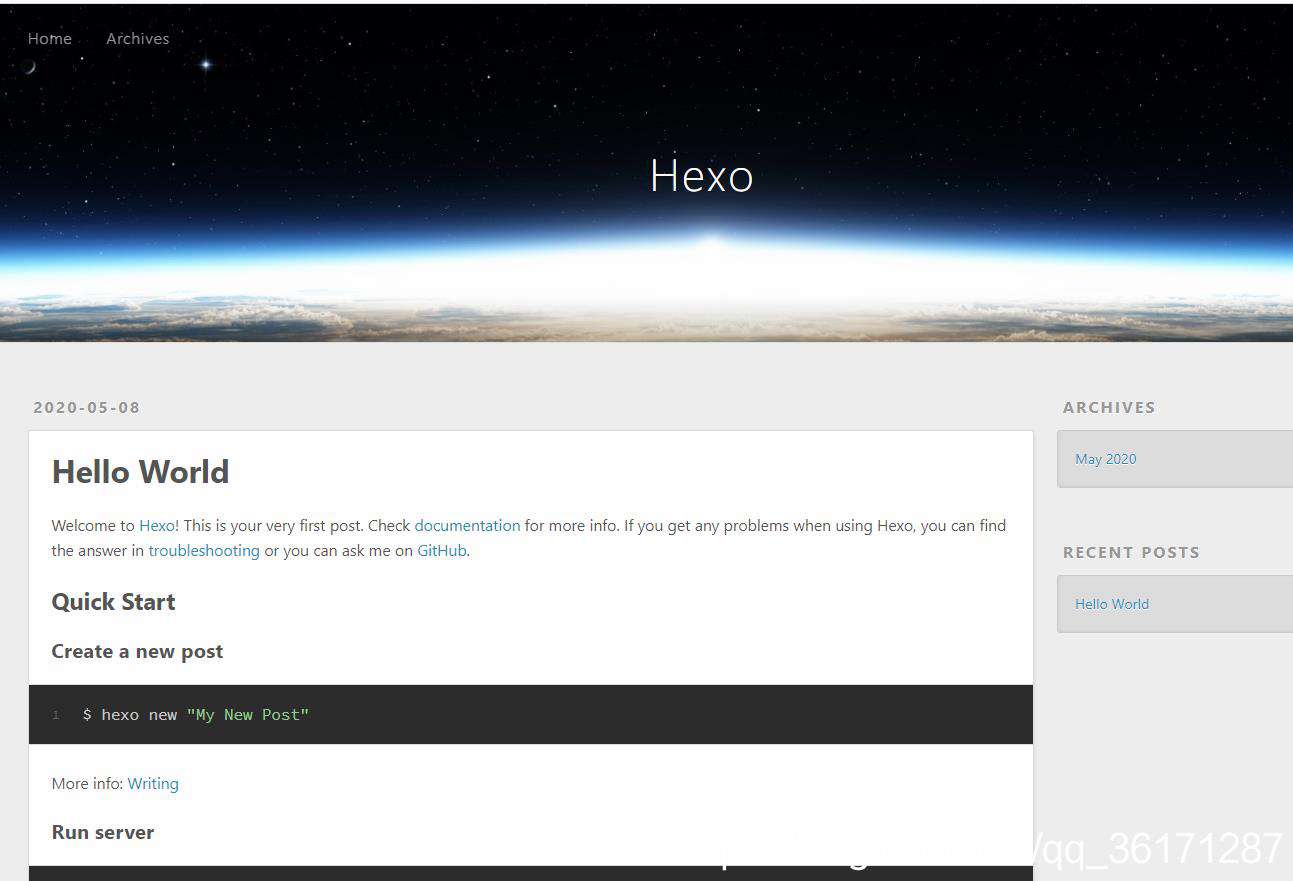 快速搭建个人博客网站——Hexo
