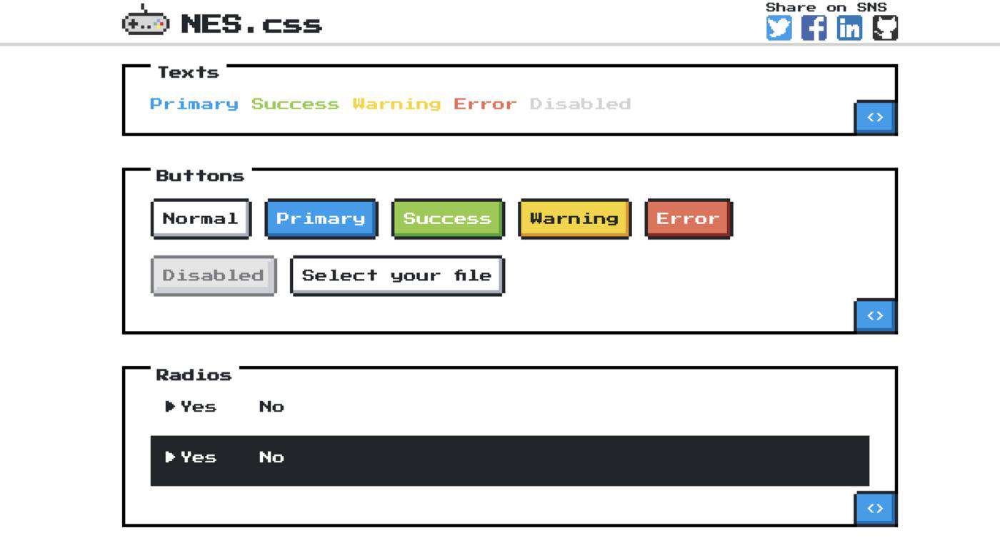 开源推荐|10个惊人的复古CSS套件